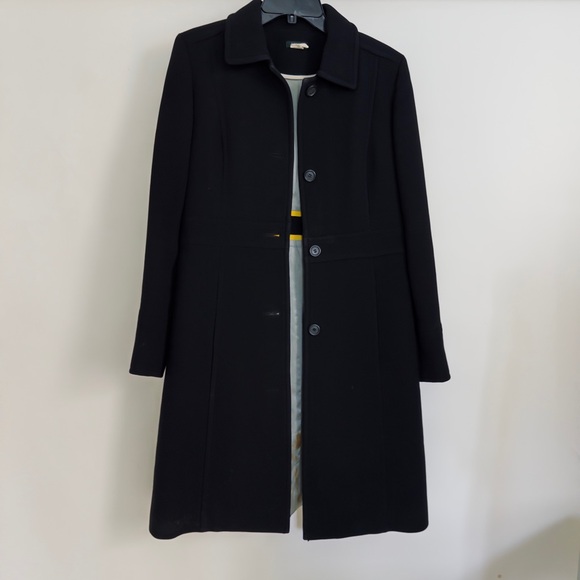 J. Crew Classic Black PEA Coat - Picture 2 of 5
